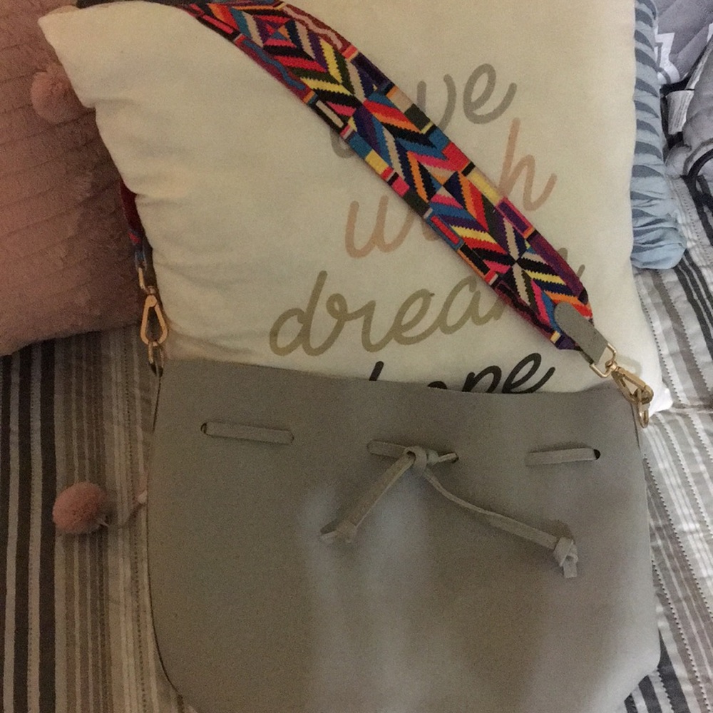 Rainbow strap Shoulder Bag
